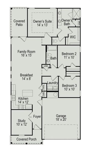 The Kettering II Floor Plan The Kettering II Floor Plan