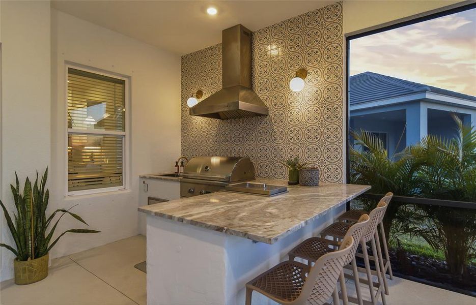 Furnished interior view inside a new home in , Palmetto (Image 45).