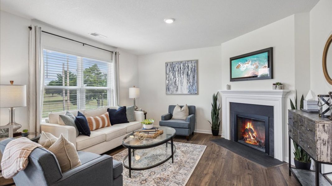 Furnished interior view inside a new home in Belhaven, Knoxville (Image 8).