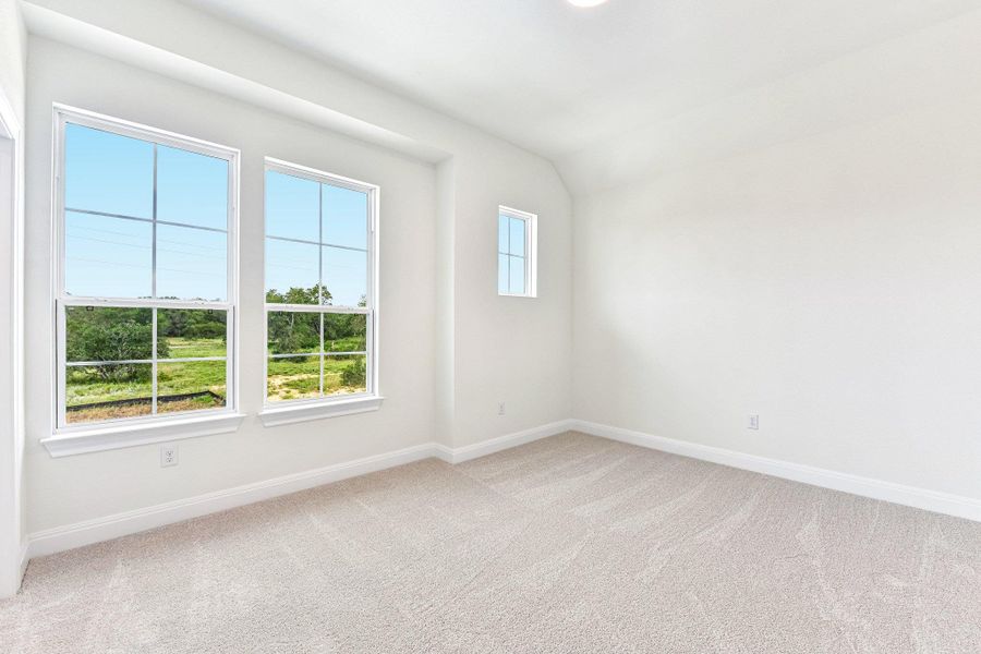 Spacious, unfurnished interior of a new home in Persimmon, Buda (Image 17). Spacious, unfurnished interior of a new home in Persimmon, Buda (Image 17).