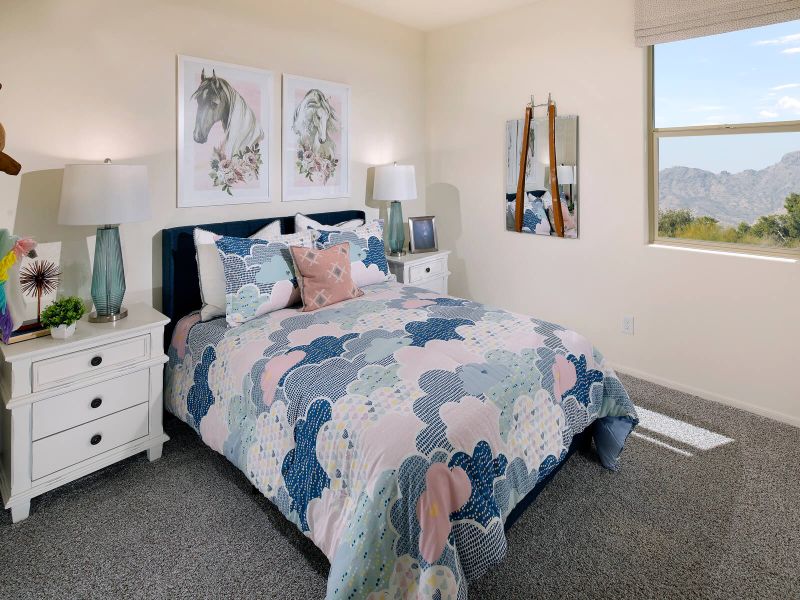 The 1560 floorplan modeled at Fieldstone at Gladden Farms in Marana, AZ. The 1560 floorplan modeled at Fieldstone at Gladden Farms in Marana, AZ.