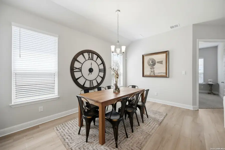 Furnished interior view inside a new home in The Parklands, Schertz (Image 10).