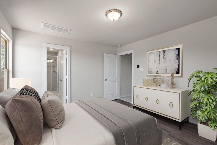 Furnished interior view inside a new home in Westridge Cove, Panorama Village (Image 10).