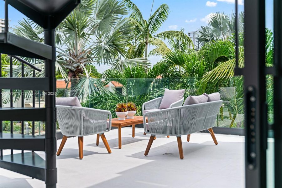 Furnished interior view inside a new home in , Miami Shores (Image 5).