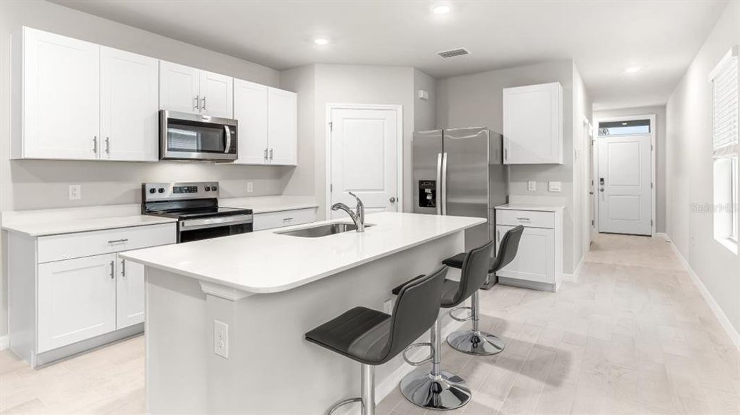 Furnished interior view inside a new home in Emerson Pointe, Ocala (Image 6). Furnished interior view inside a new home in Emerson Pointe, Ocala (Image 6).