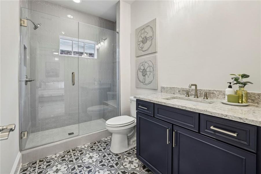 Furnished interior view inside a new home in 1858 Downtown Alpharetta, Alpharetta (Image 29). Furnished interior view inside a new home in 1858 Downtown Alpharetta, Alpharetta (Image 29).