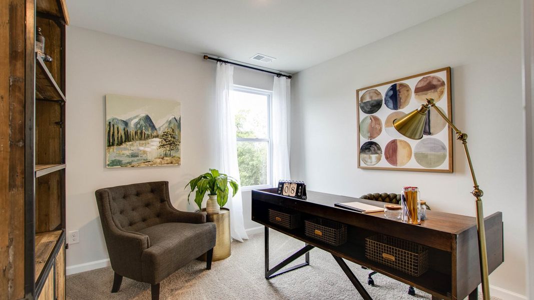 Furnished interior view inside a new home in River Landing, Murfreesboro (Image 29).