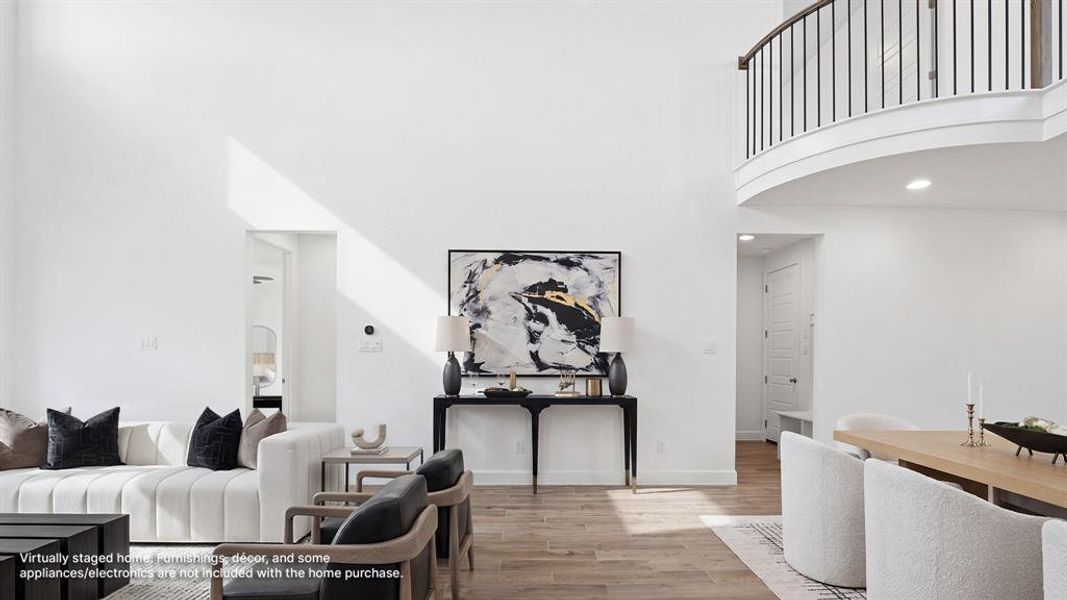 Furnished interior view inside a new home in The Heights at Uptown Celina, Celina (Image 10).