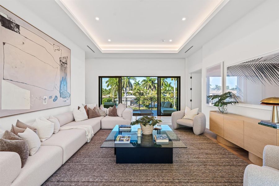 Furnished interior view inside a new home in , Delray Beach (Image 20).
