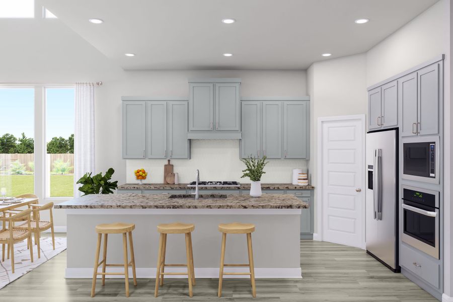 Representative furnished interior of a home built from the Longspur by Tri Pointe Homes in Clopton Farms, Montgomery (Image 8). Representative furnished interior of a home built from the Longspur by Tri Pointe Homes in Clopton Farms, Montgomery (Image 8).