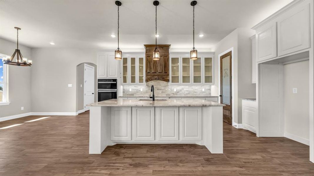 Furnished interior view inside a new home in , Poolville (Image 11).