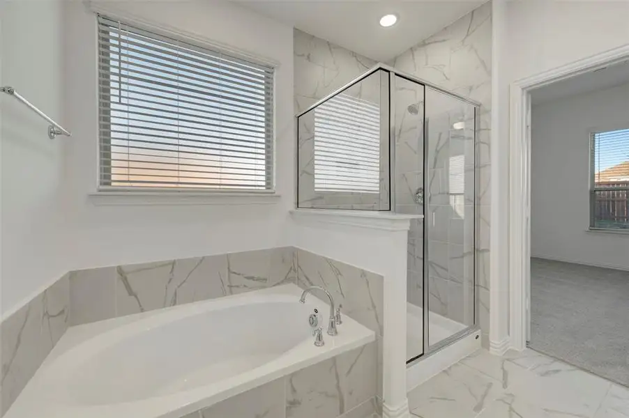 Furnished interior view inside a new home in Lily Creek at Sutton Fields, Aubrey (Image 5).