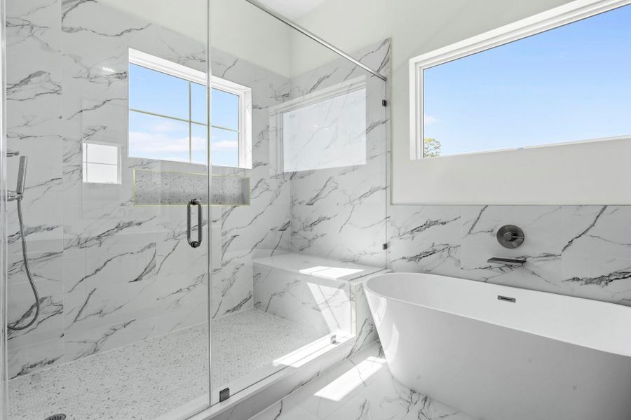 Furnished interior view inside a new home in , Houston (Image 12).