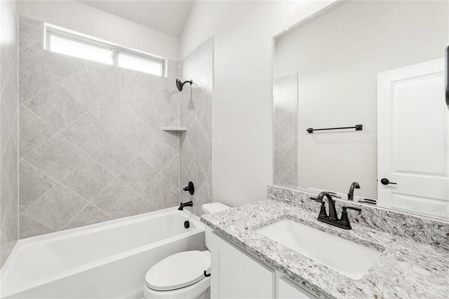 Furnished interior view inside a new home in Crystal Lake Estates, Red Oak (Image 14).