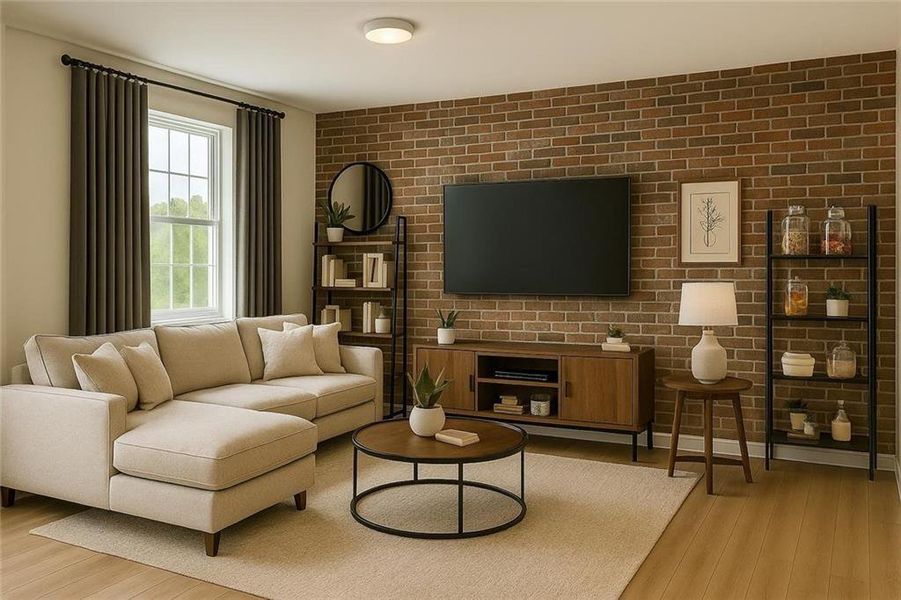 Furnished interior view inside a new home in , Commerce (Image 9).