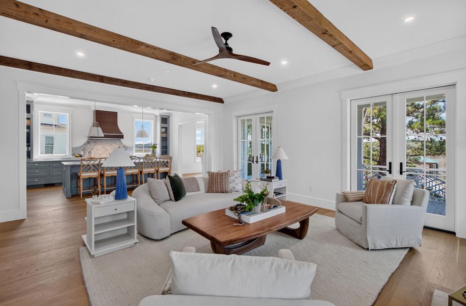 Furnished interior view inside a new home in , Johns Island (Image 8).
