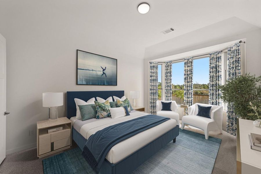 Furnished interior view inside a new home in Kresston: 55ft. lots, Magnolia (Image 14).