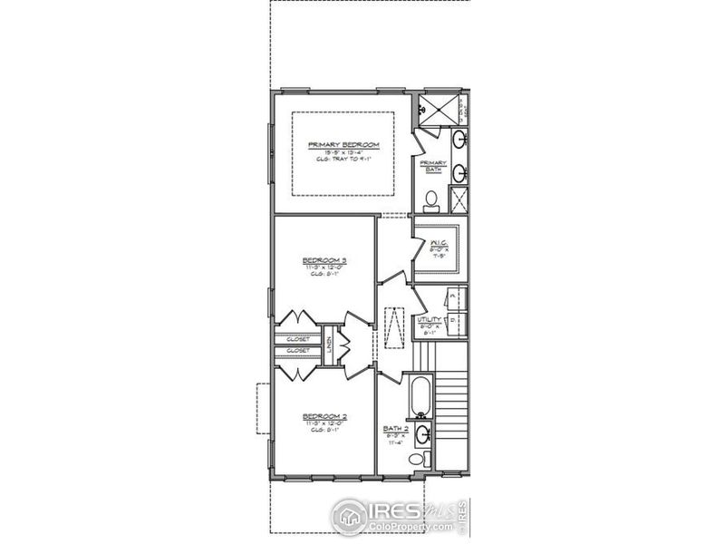 2D floor plan layout of this home in Westerly, Erie, CO (Image 4).