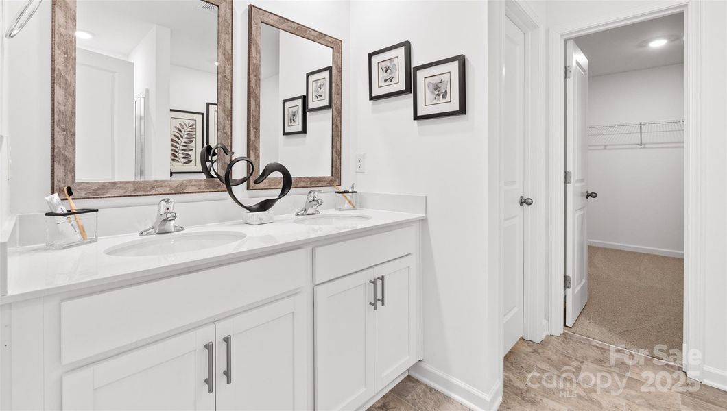 Furnished interior view inside a new home in Secrest Commons, Monroe (Image 23).