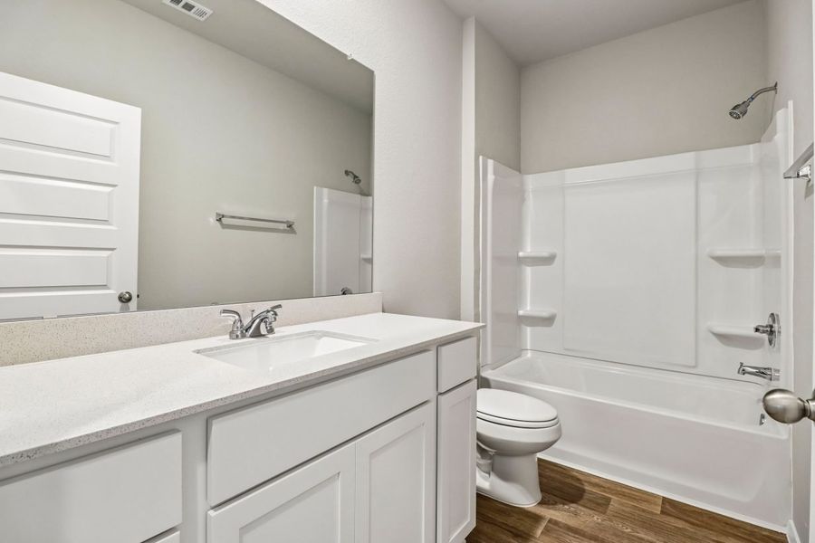 Furnished interior view inside a new home in Sorella, Tomball (Image 11). Furnished interior view inside a new home in Sorella, Tomball (Image 11).