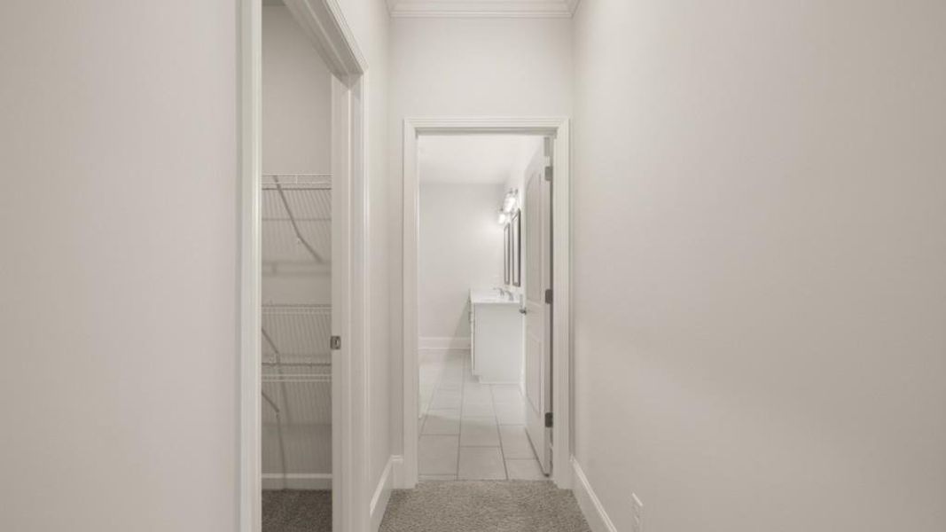 Spacious, unfurnished interior of a new home in Hamptons at Riverwood North, Dallas (Image 33).