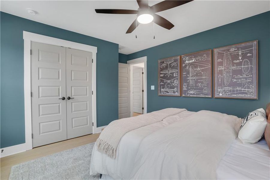 Furnished interior view inside a new home in , Cartersville (Image 50).
