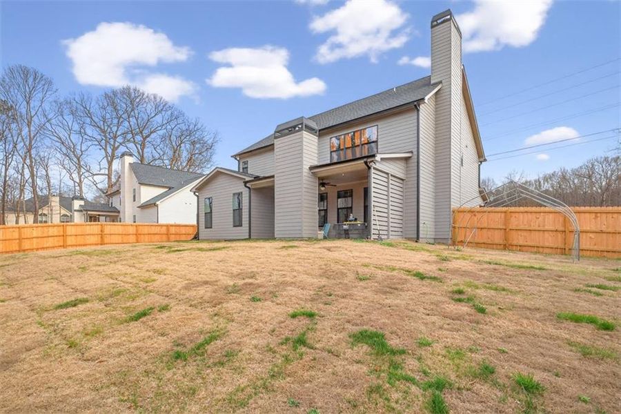 Exterior details and patio area of a home in , Winder (Image 30). Exterior details and patio area of a home in , Winder (Image 30).