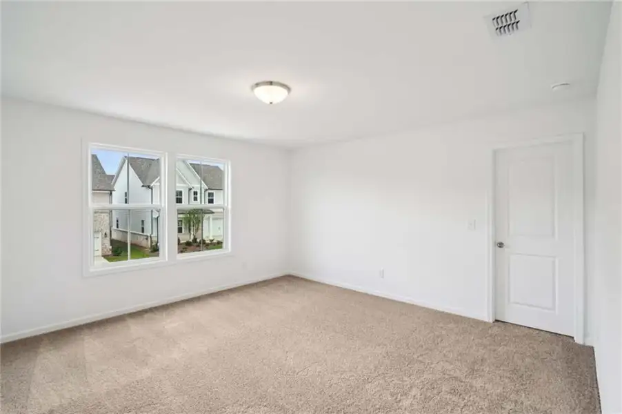 Spacious, unfurnished interior of a new home in Eastlyn Crossing, Flowery Branch (Image 24). Spacious, unfurnished interior of a new home in Eastlyn Crossing, Flowery Branch (Image 24).
