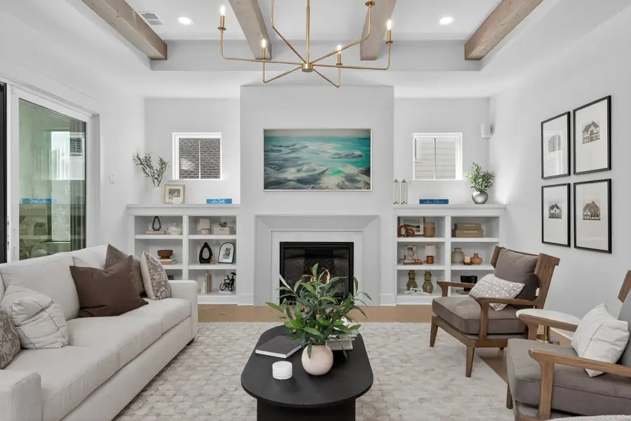 Representative furnished interior of a home built from the Laguna Sur by Classica Homes in Enclave at McKee, Charlotte (Image 11).