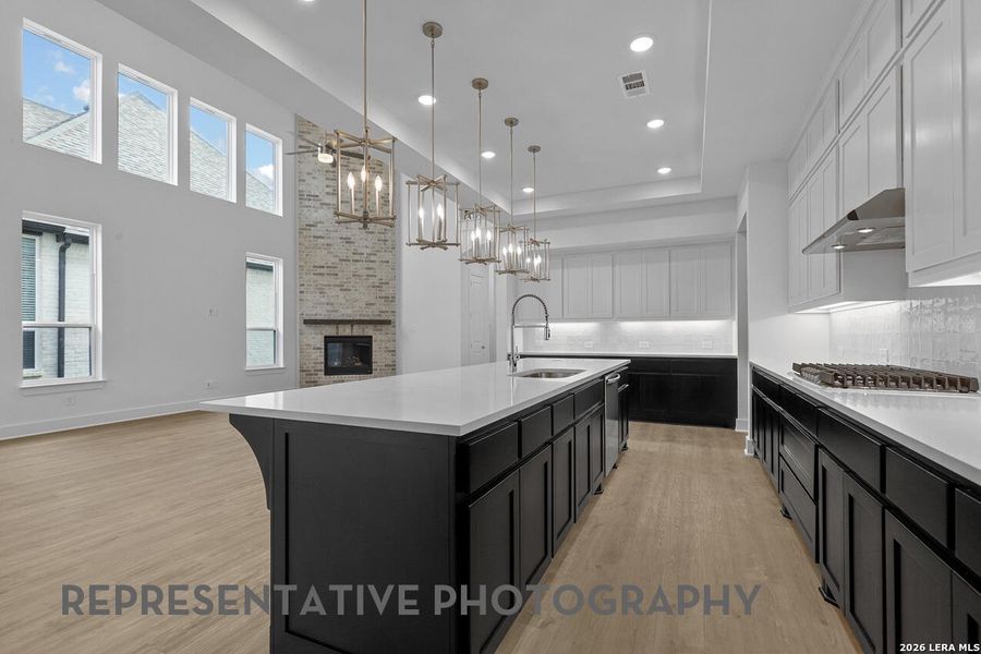 Furnished interior view inside a new home in Hallie's Cove, Schertz (Image 9).