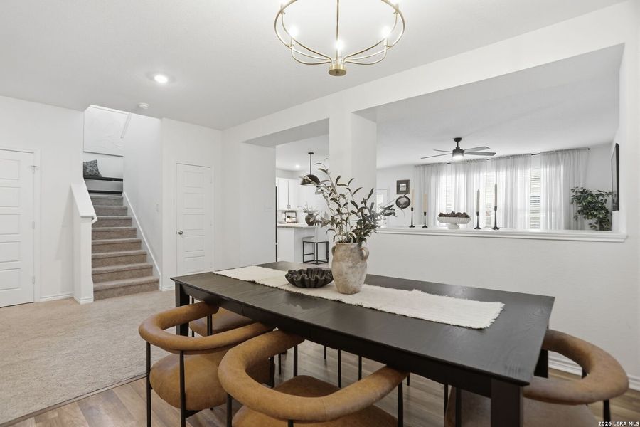 Furnished interior view inside a new home in , San Antonio (Image 25).