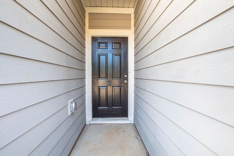 Representative exterior details of a home built from the Milo by True Homes in Edgewater - The Groves, Lancaster (Image 2).