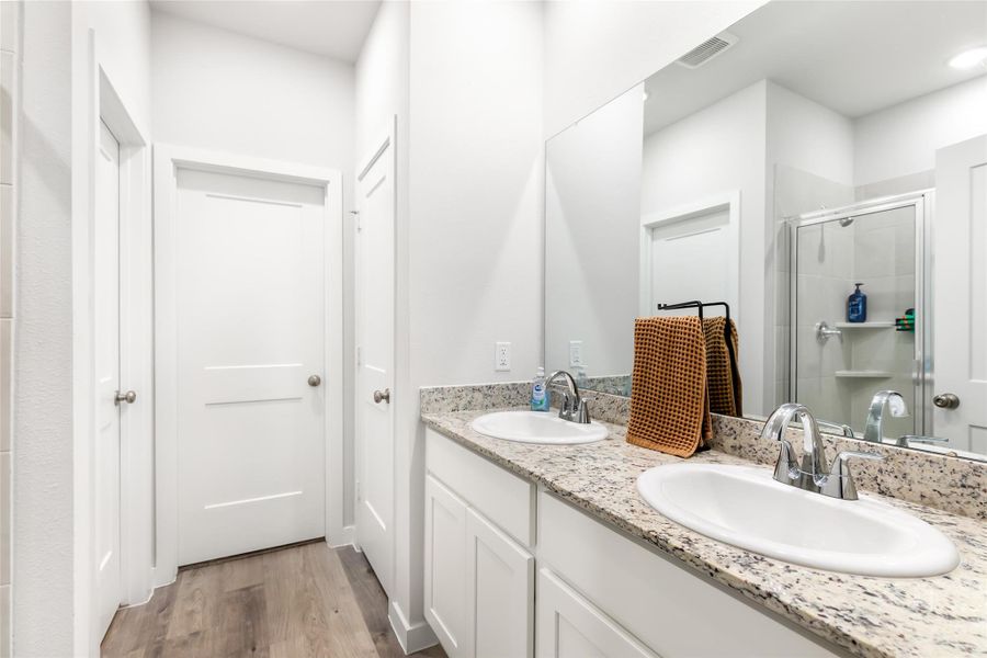 Furnished interior view inside a new home in Barrett Crossing, Crosby (Image 11).