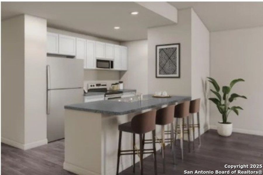 Furnished interior view inside a new home in Las Colinas, Kenedy (Image 3).