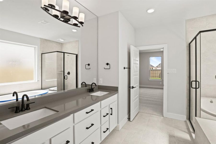 *REPRESENTATION PHOTO* Cozy Main Bath Retreat With Ample Countertop & Storage Space