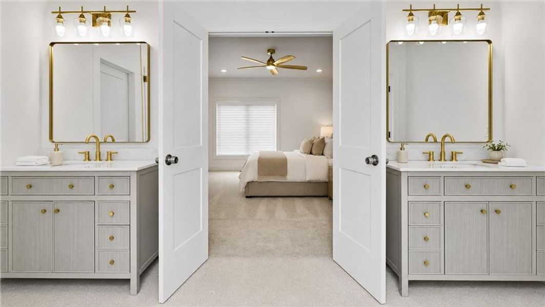 Furnished interior view inside a new home in , Rockmart (Image 27).