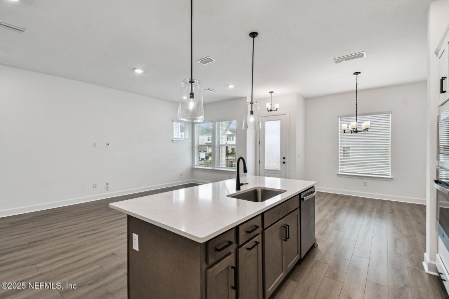 Furnished interior view inside a new home in Granville at eTown 34', Jacksonville (Image 8).
