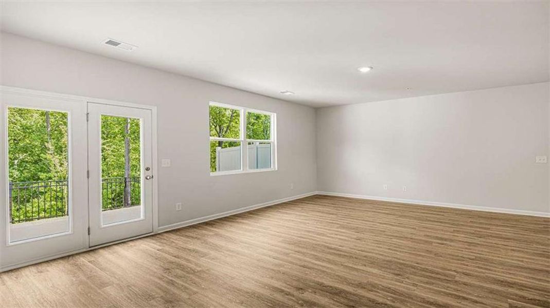 Spacious, unfurnished interior of a new home in Echo Glen, Stockbridge (Image 22). Spacious, unfurnished interior of a new home in Echo Glen, Stockbridge (Image 22).