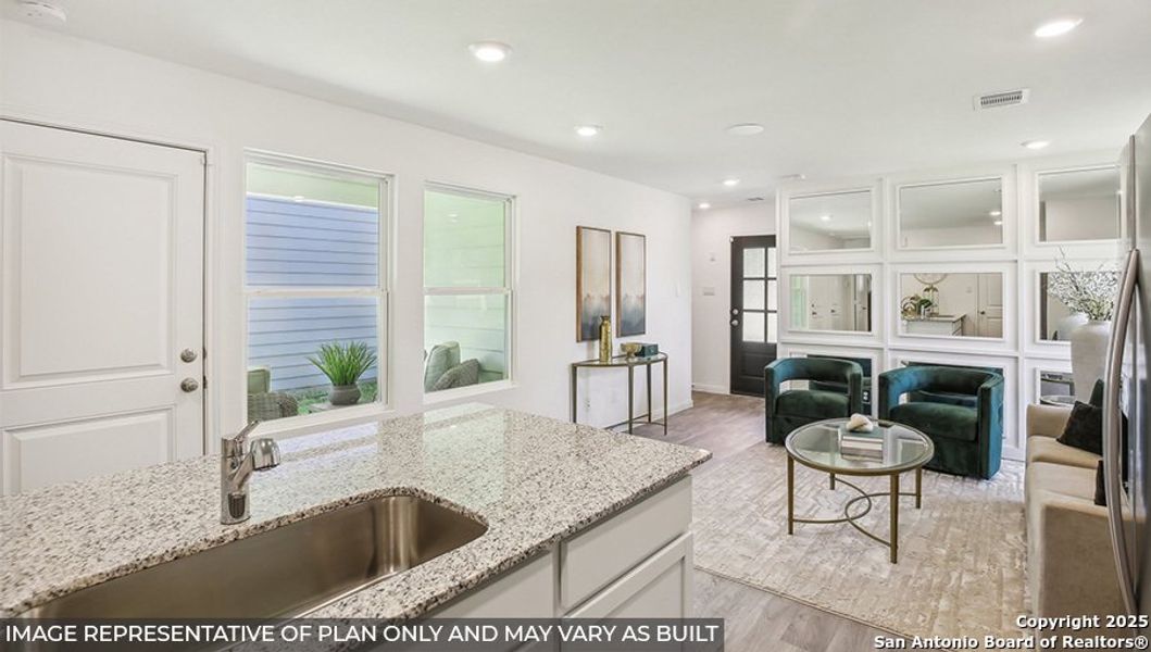 Furnished interior view inside a new home in Sonora, San Antonio (Image 5).