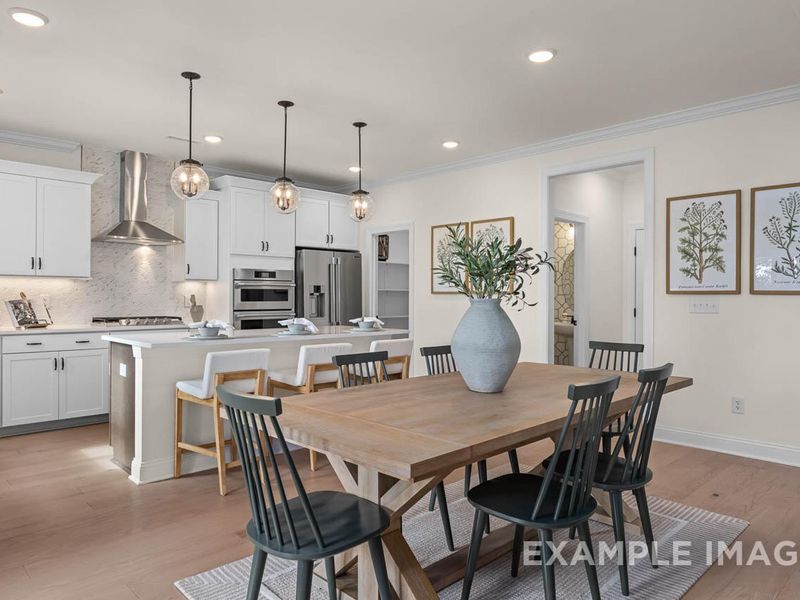 Furnished interior view inside a new home in Tobacco Road, Angier (Image 13).