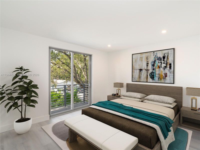 Furnished interior view inside a new home in , Fort Lauderdale (Image 14).