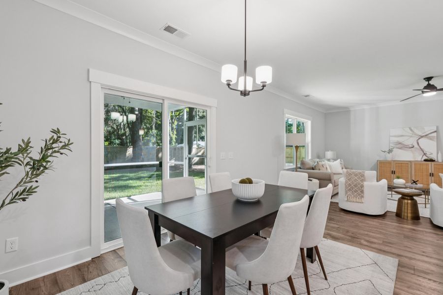 Furnished interior view inside a new home in , James Island (Image 38). Furnished interior view inside a new home in , James Island (Image 38).