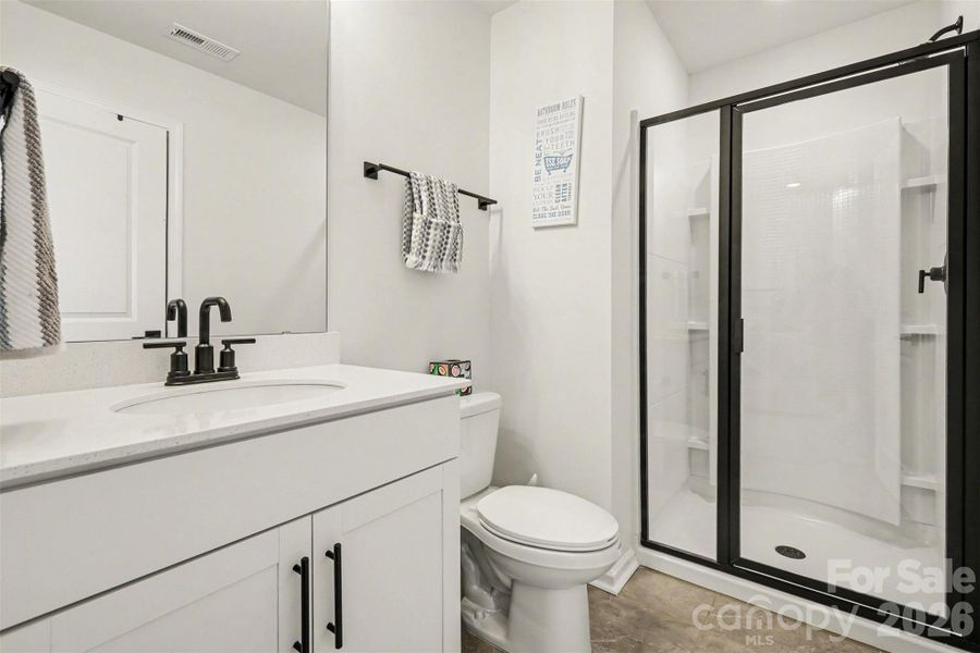 Furnished interior view inside a new home in Falls Cove, Troutman (Image 5).