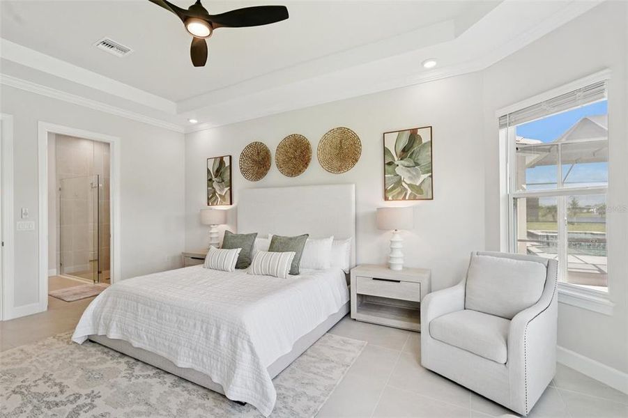 Furnished interior view inside a new home in Esplanade at Azario Lakewood Ranch, Bradenton (Image 18).