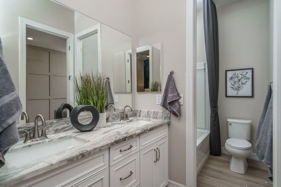 Furnished interior view inside a new home in The Ridge at Sienna Hills, Buckeye (Image 18).