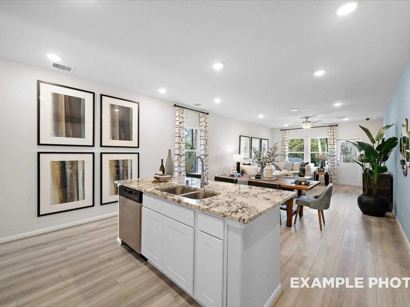 Representative furnished interior of a home built from the The San Marcos F by Davidson Homes LLC in Emberly, Beasley (Image 13).