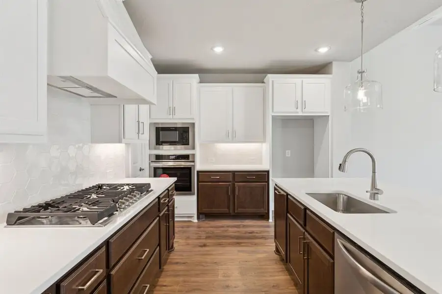 Furnished interior view inside a new home in Painted Tree Woodland West, McKinney (Image 7).