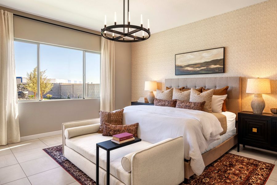 Representative furnished interior of a home built from the Holly Plan 5007 by Tri Pointe Homes in Abel Ranch, Goodyear (Image 10).
