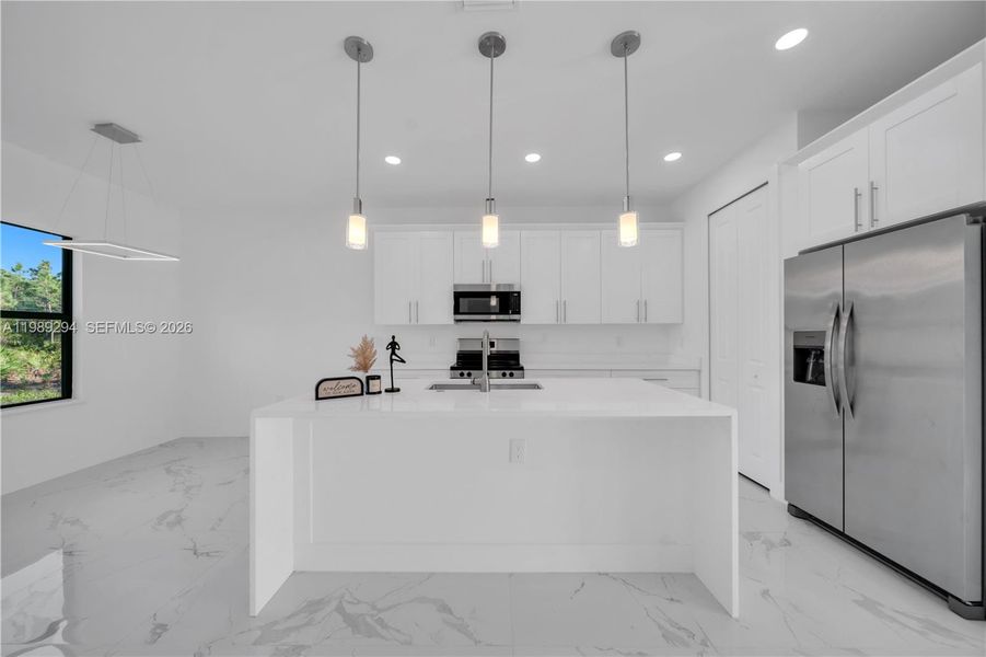 Furnished interior view inside a new home in , Lehigh Acres (Image 7).
