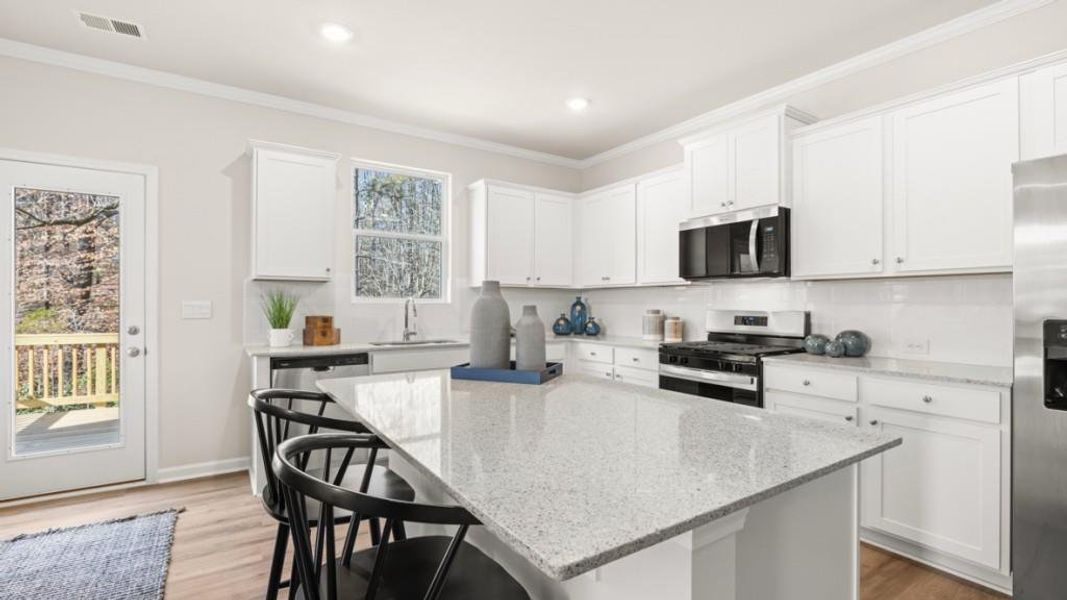 Furnished interior view inside a new home in Liberty Crossing, Braselton (Image 11).